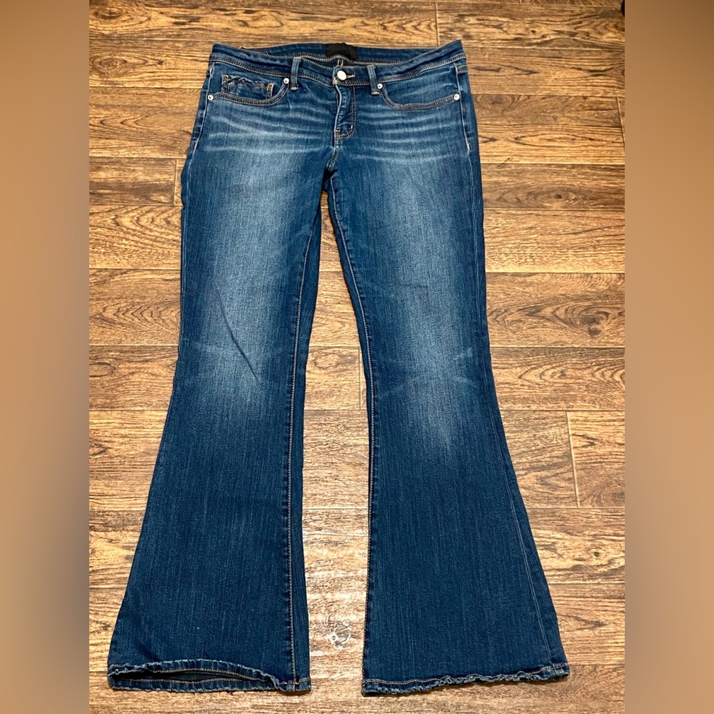 Buckle Black No 53 Flare Leg Jeans